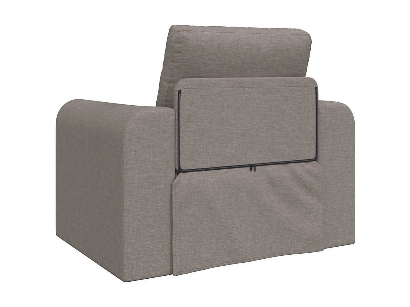 Canapé-Lit Taupe 98 x 71 x 83 cm tissu