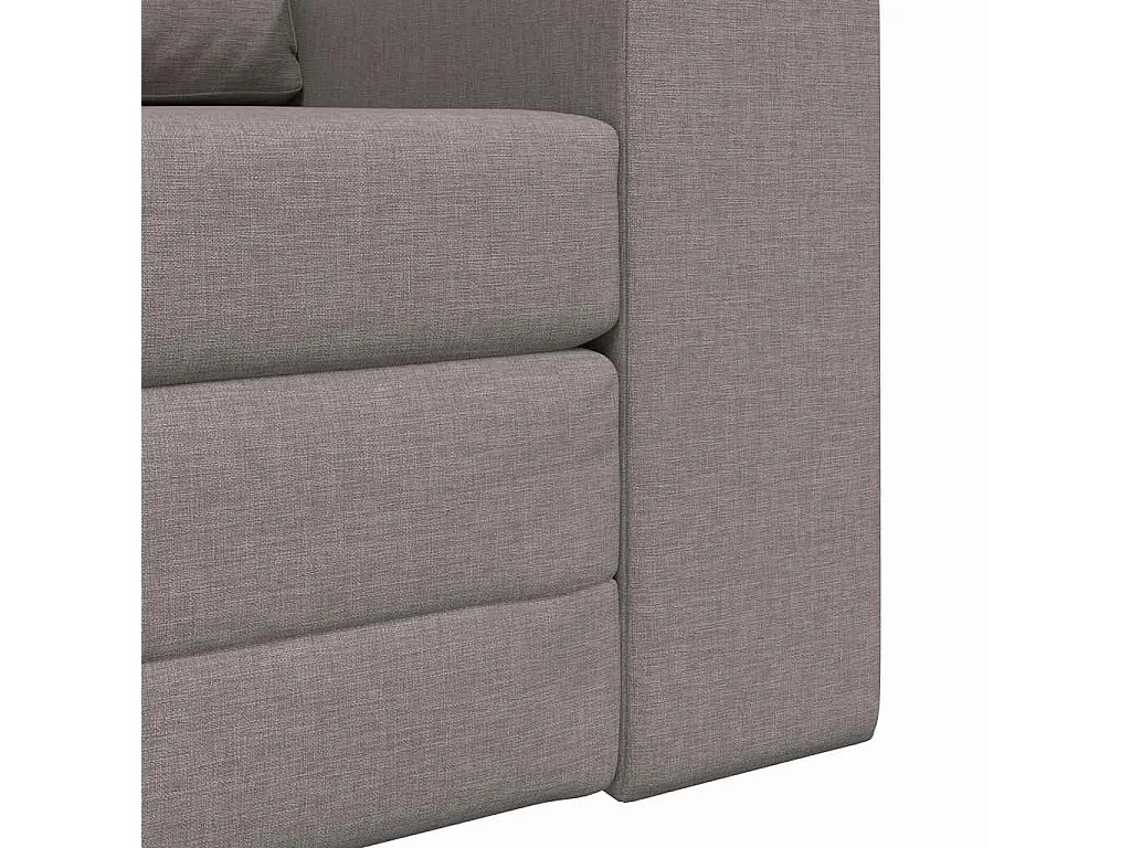 Canapé-Lit Taupe 98 x 71 x 83 cm tissu
