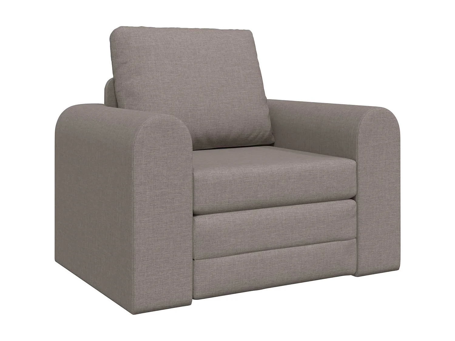 Canapé-Lit Taupe 98 x 71 x 83 cm tissu