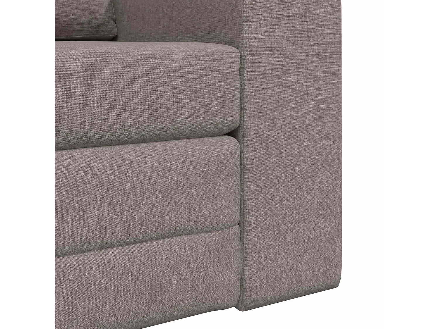 Canapé-Lit Taupe 98 x 71 x 83 cm tissu
