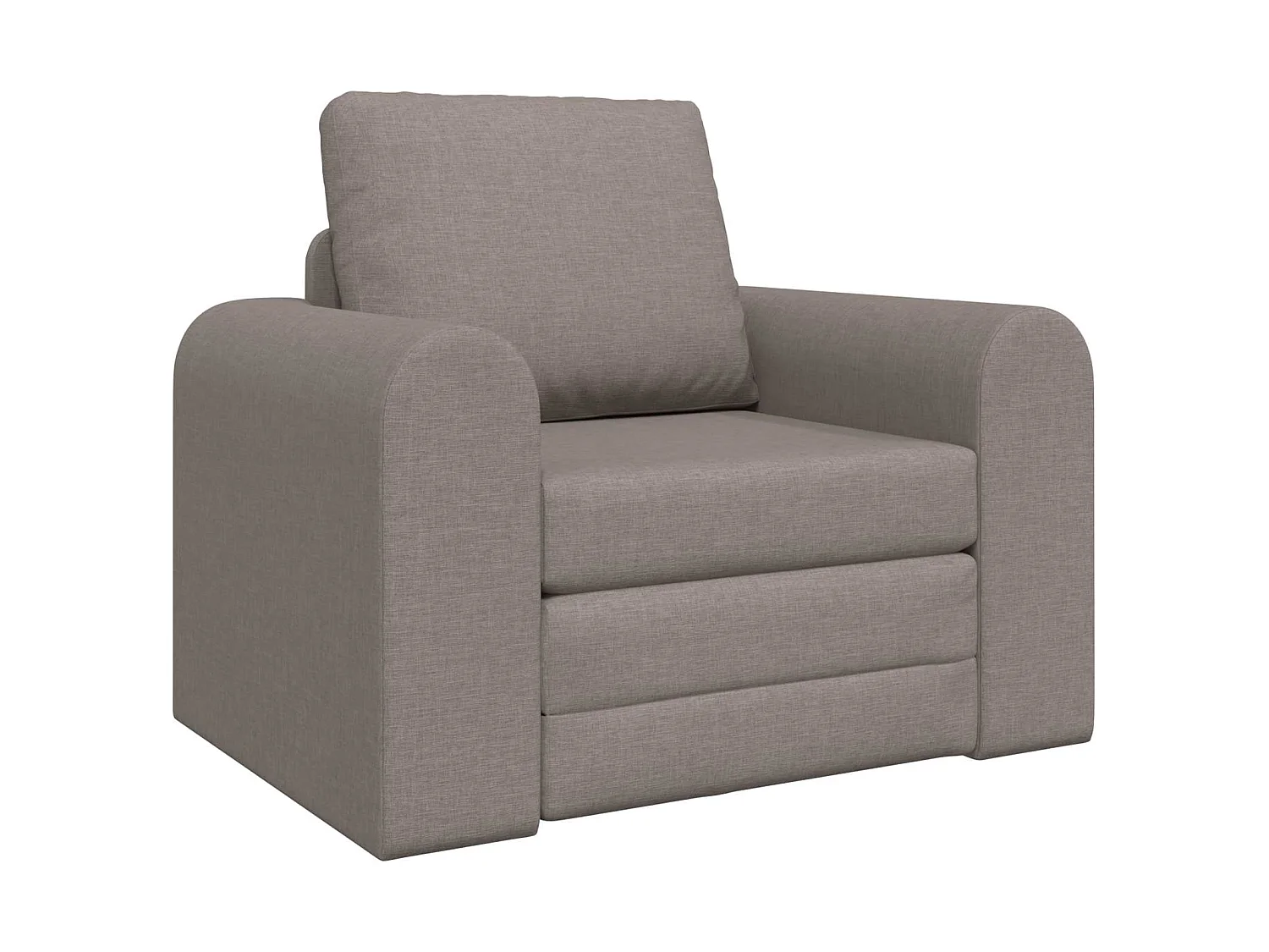Canapé-Lit Taupe 98 x 71 x 83 cm tissu