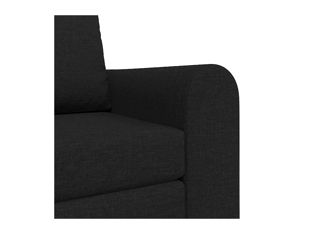 Sofa Bett Schwarz 98 x 71 x 83 cm Stoff