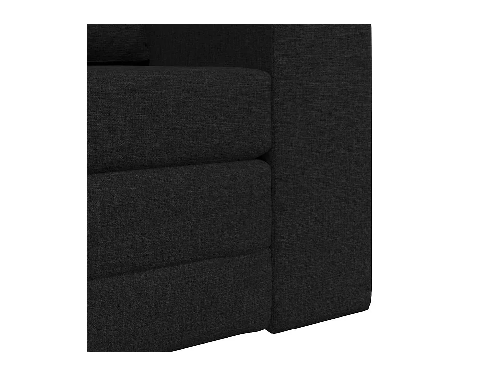Sofa Bett Schwarz 98 x 71 x 83 cm Stoff