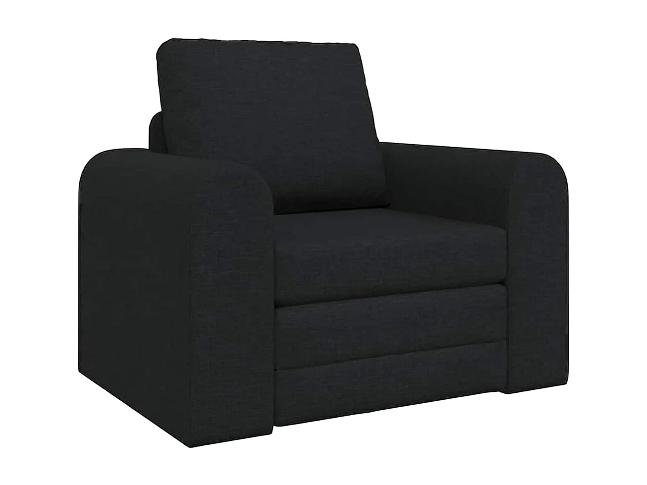 Sofá-Cama Preto 98 x 71 x 83 cm Veludo