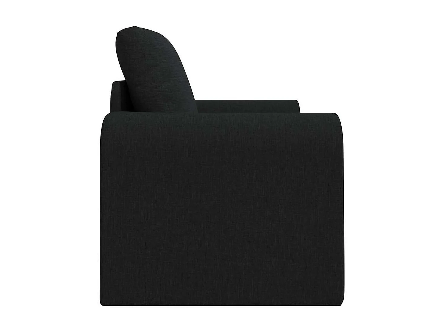 Sofá-Cama Preto 98 x 71 x 83 cm Veludo