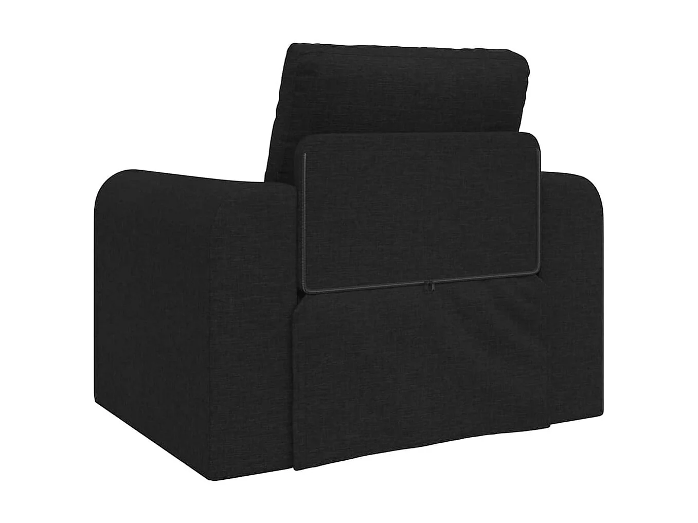 Sofá-Cama Preto 98 x 71 x 83 cm Veludo