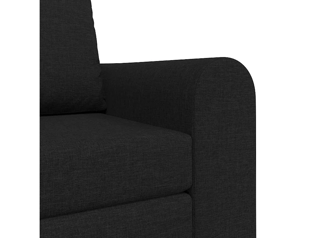 Sofá-Cama Preto 98 x 71 x 83 cm Veludo