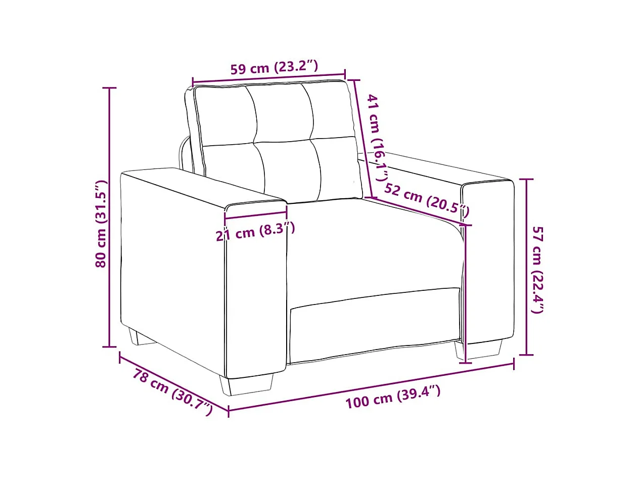 Ensemble de Canapés avec coussin avec oreiller Gris tissu
