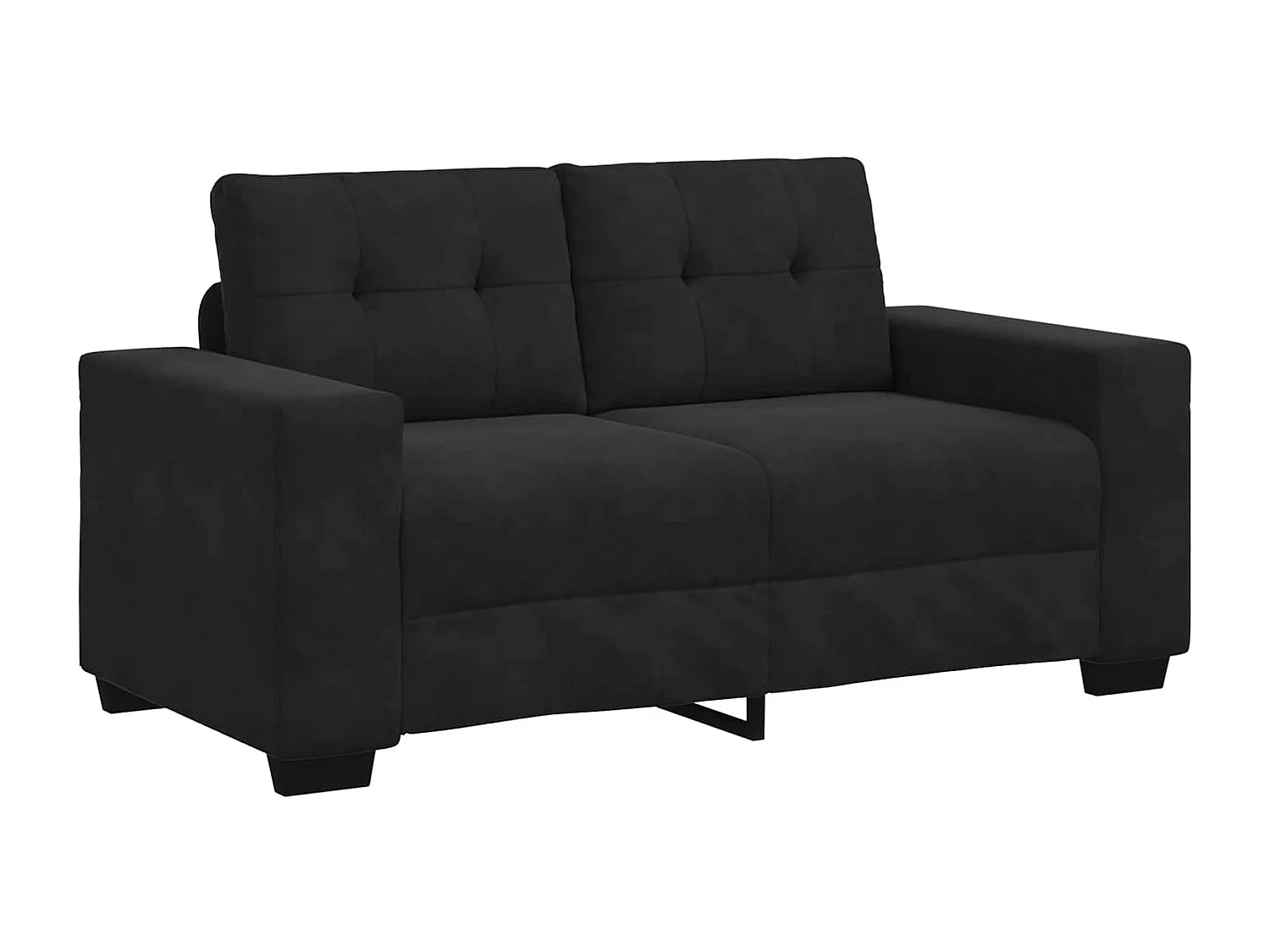 Canapé 3 pcs Gris clair Tissu en lin mélangé