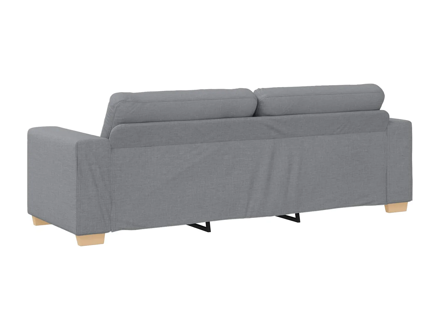 | Sofa Set | mit Kissen mit Kissen Grau Stoff