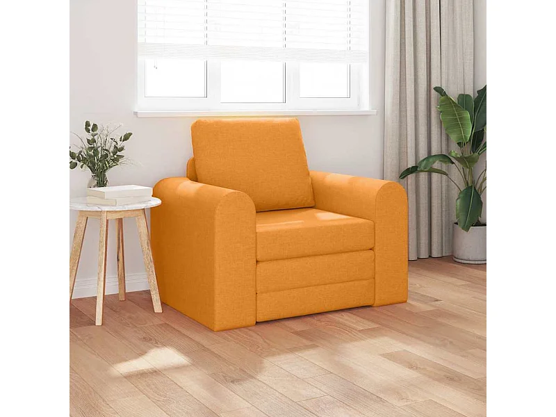 Sofá-Cama Amarelo-escuro 98 x 71 x 83 cm tecido