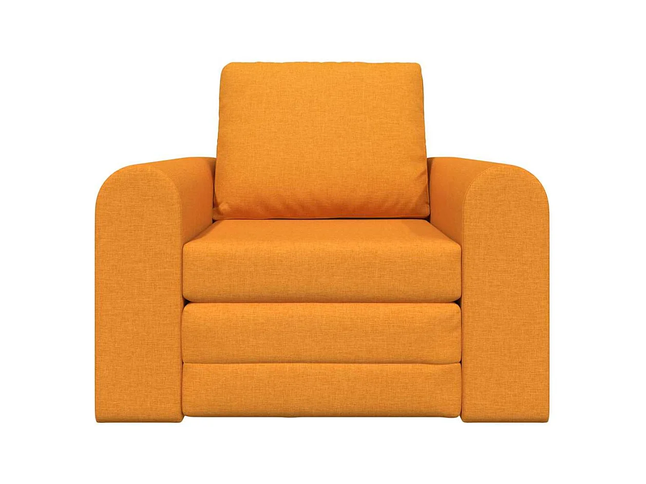 Canapé-Lit Jaune foncé 98 x 71 x 83 cm tissu