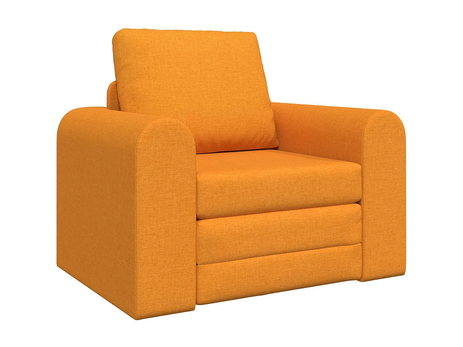 Schlafsofa Dunkelgelb 98 x 71 x 83 cm Stoff