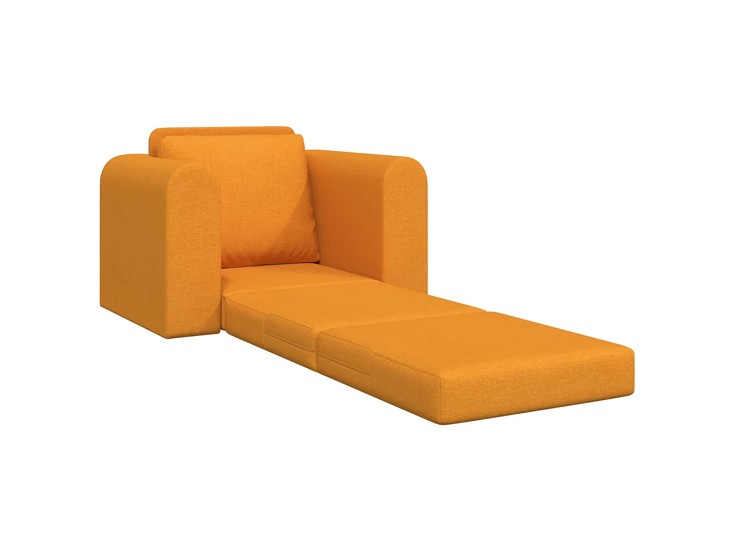 Slaapbank Donkergeel 98 x 71 x 83 cm Stof