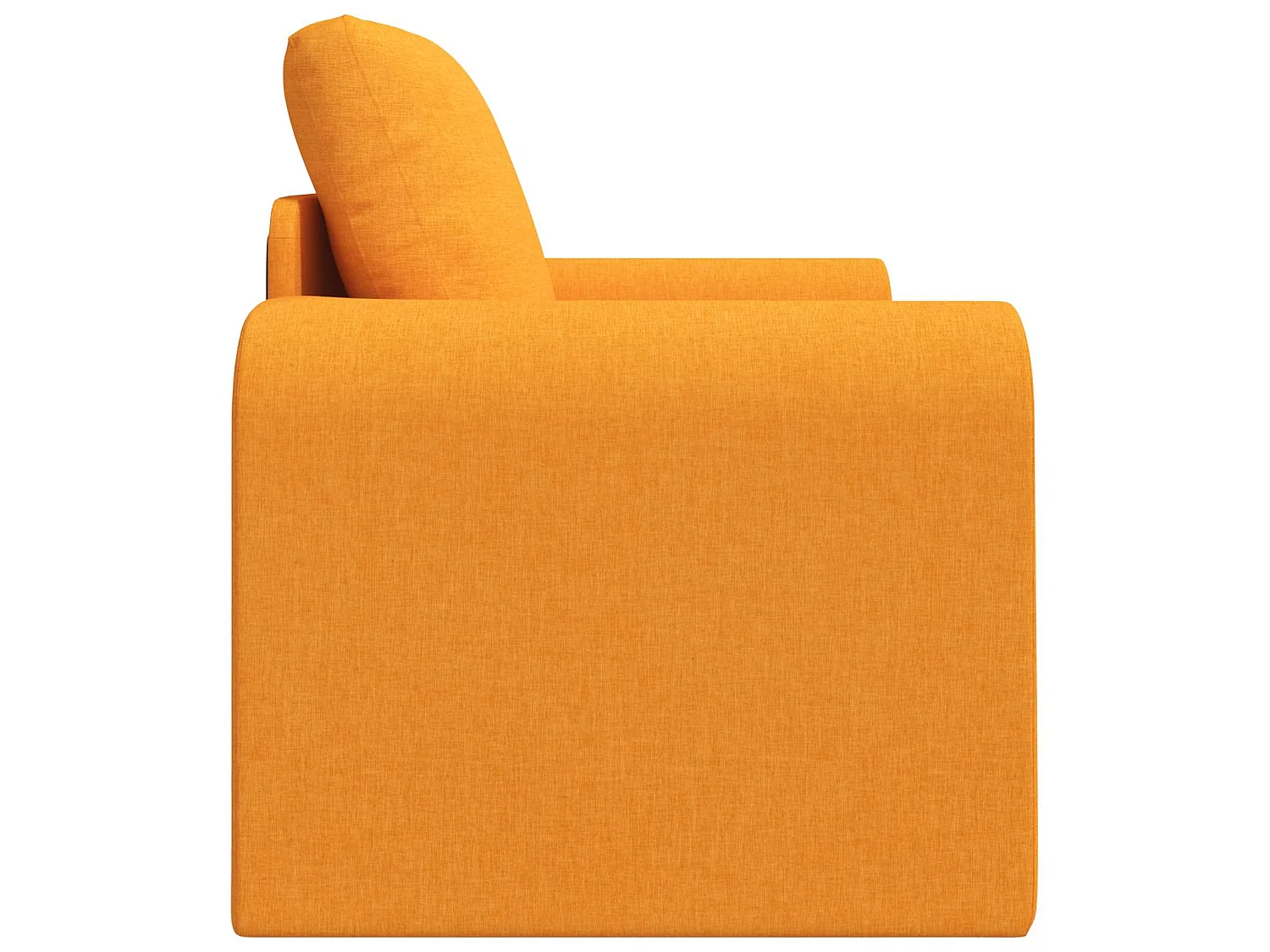 Slaapbank Donkergeel 98 x 71 x 83 cm Stof