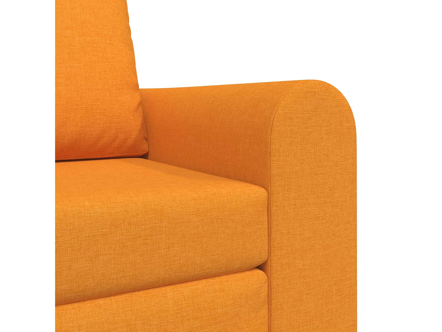 Slaapbank Donkergeel 98 x 71 x 83 cm Stof