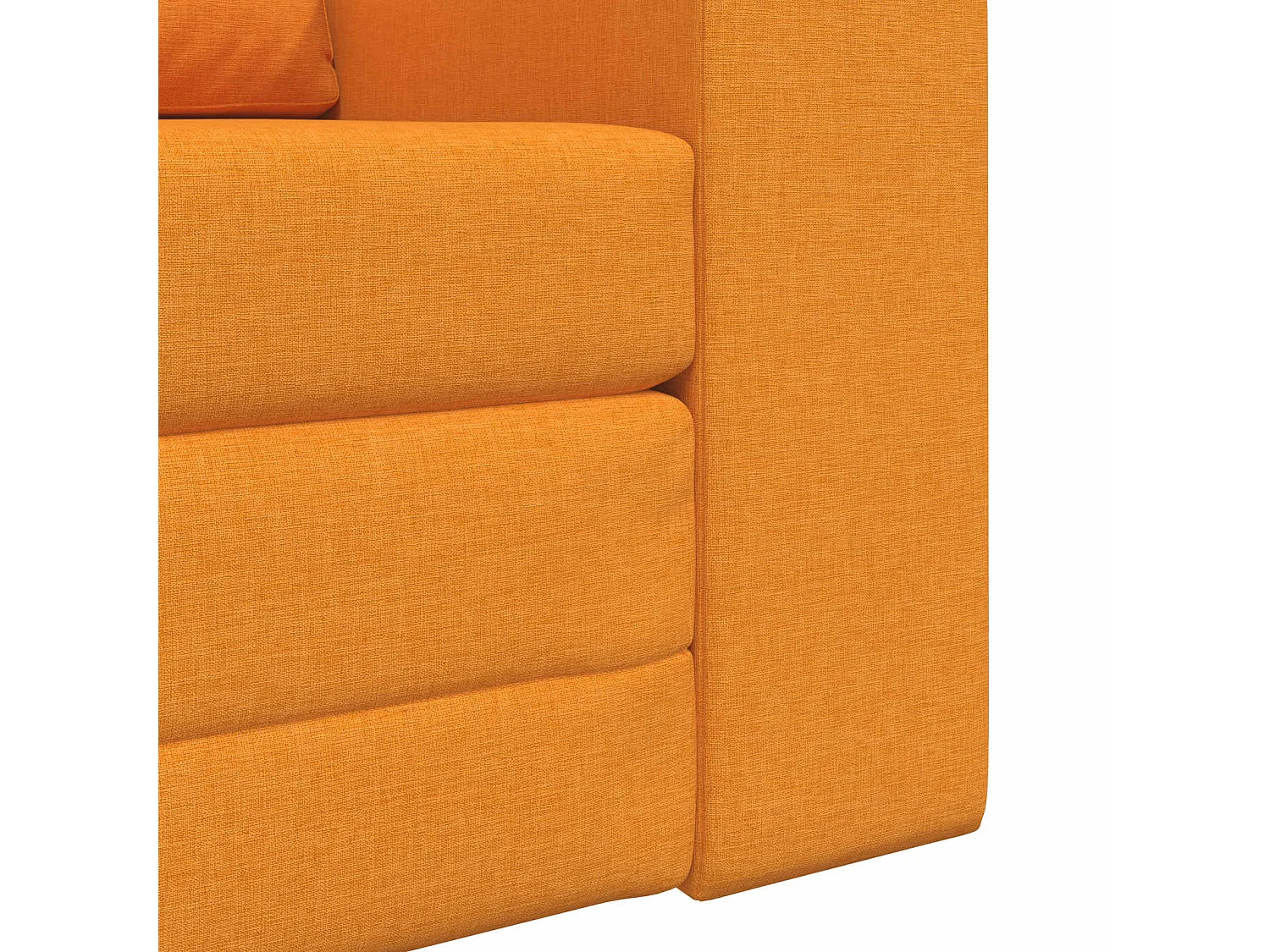 Slaapbank Donkergeel 98 x 71 x 83 cm Stof