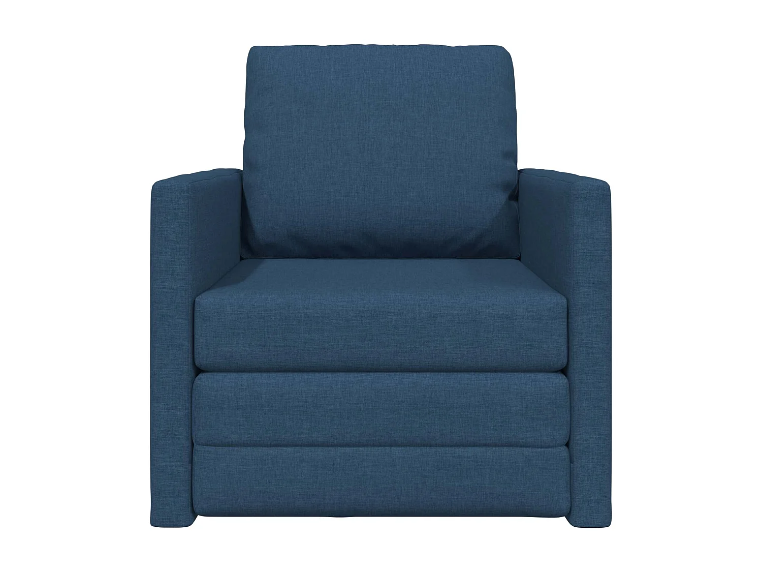 Canapé-Lit 60cm Bleu tissu