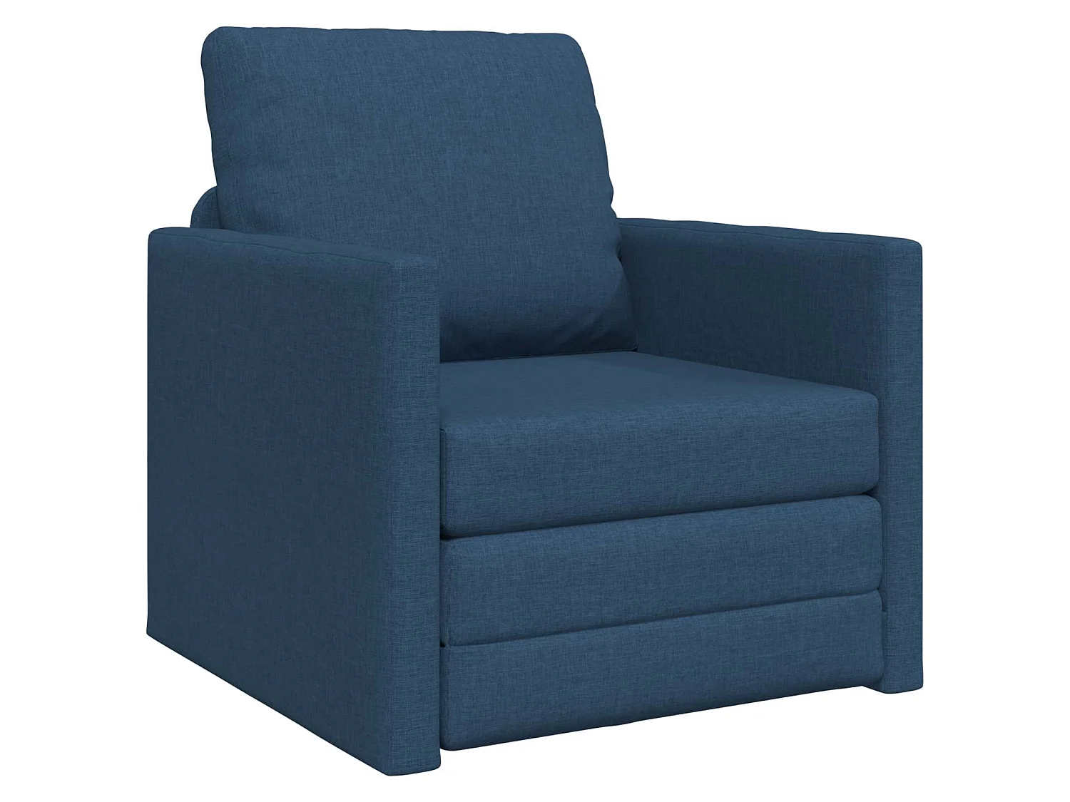 Canapé-Lit Bleu 74 x 77 x 81 cm tissu
