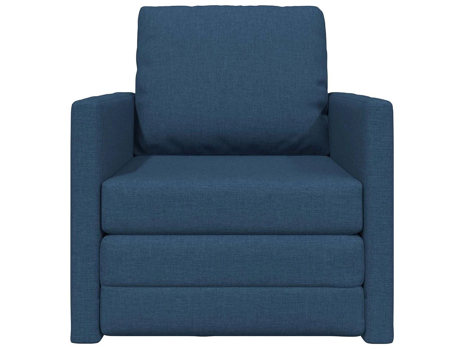 Canapé-Lit Bleu 74 x 77 x 81 cm tissu