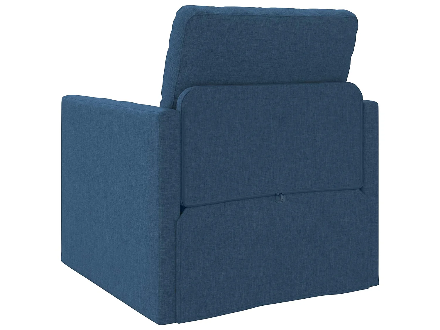 Canapé-Lit Bleu 74 x 77 x 81 cm tissu