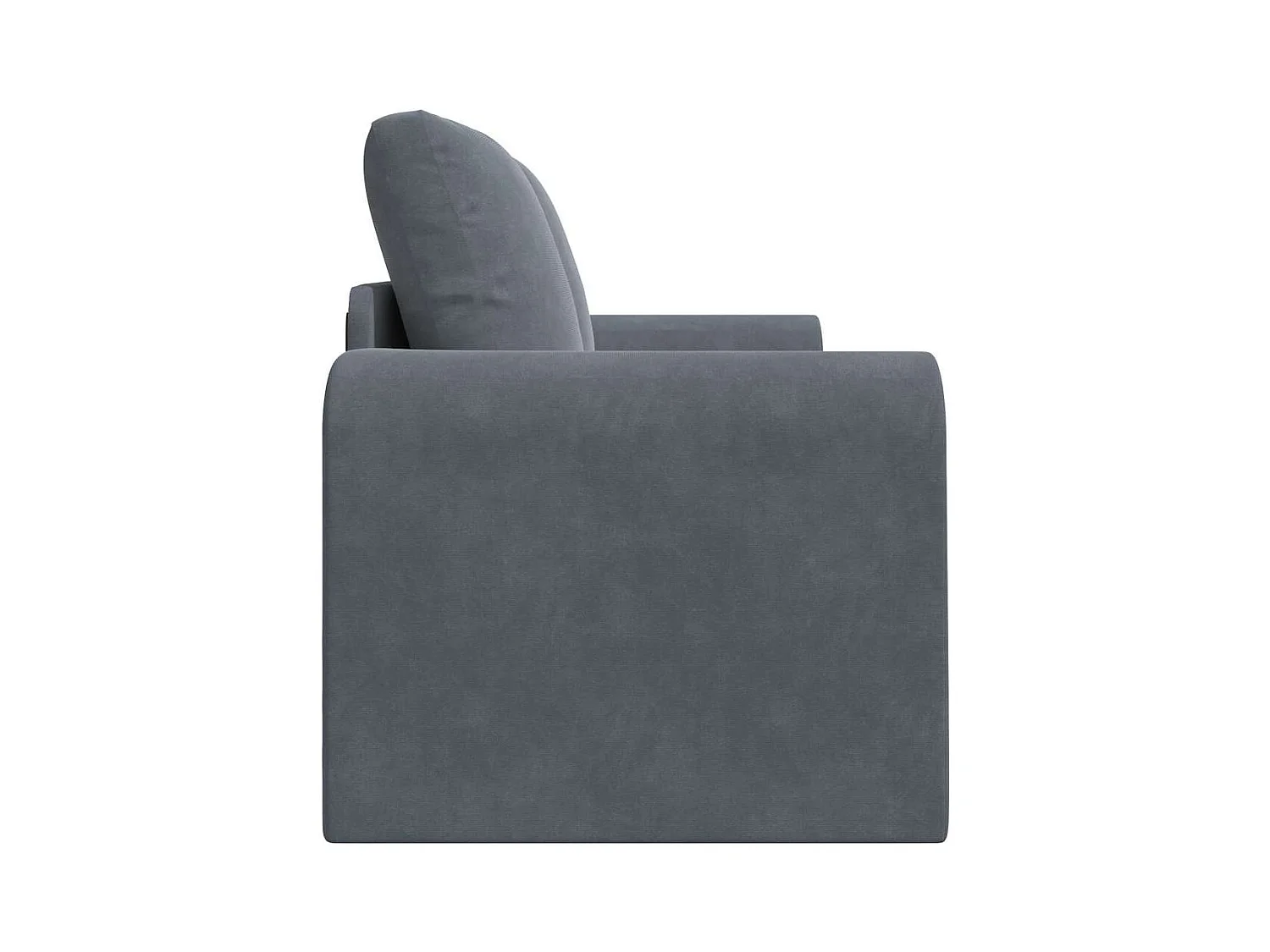 Canapé-Lit Gris foncé 148 x 71 x 83 cm Velours