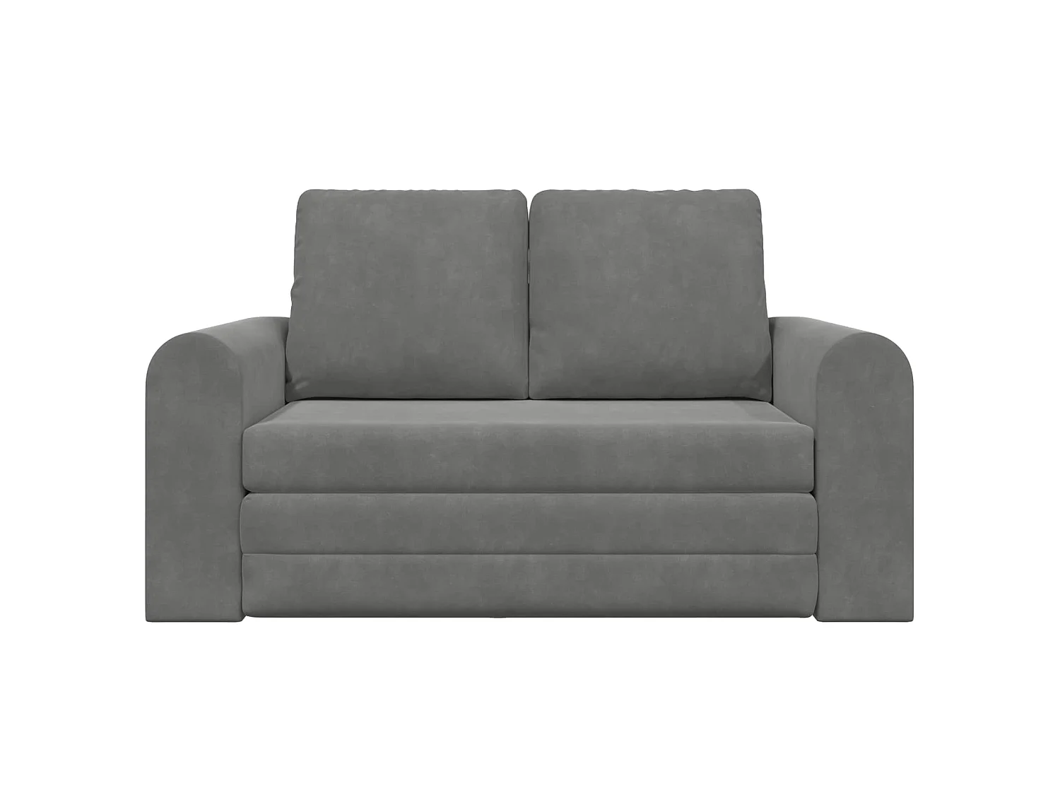 Canapé-Lit Gris foncé 148 x 71 x 83 cm Velours