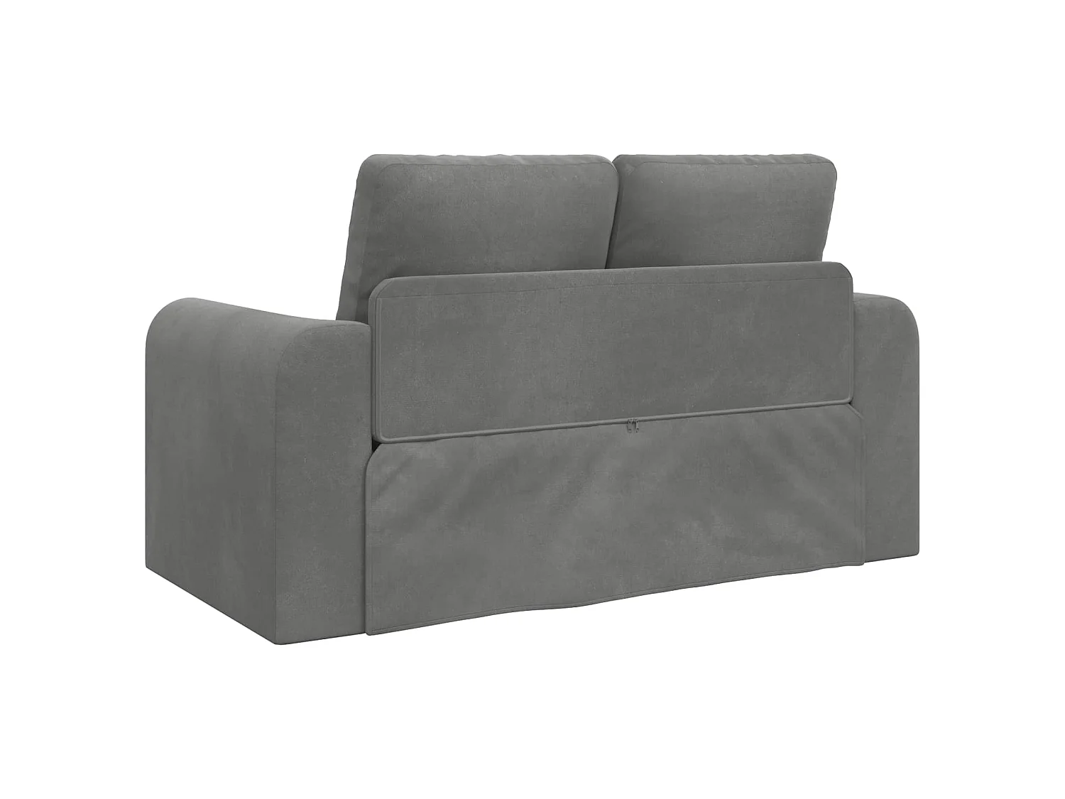 Canapé-Lit Gris foncé 148 x 71 x 83 cm Velours