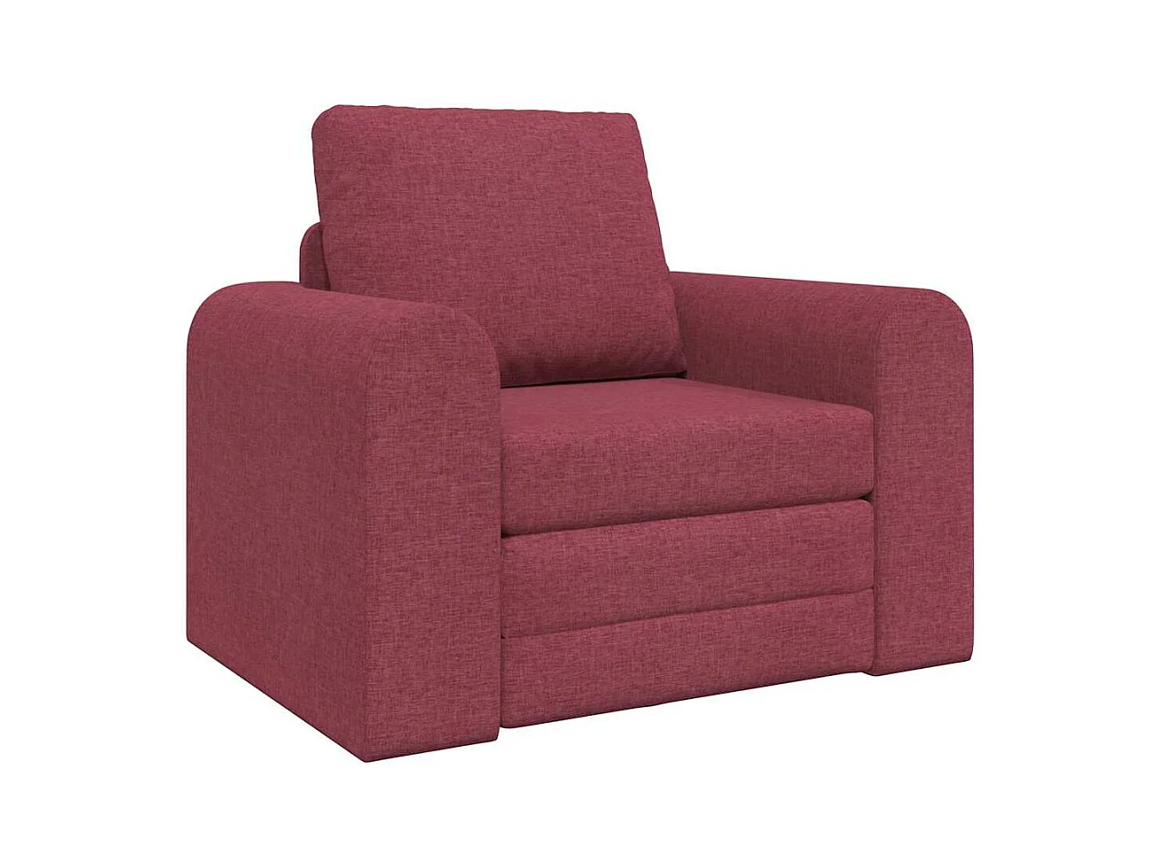 Canapé-Lit Rouge bordeaux 98 x 71 x 83 cm tissu