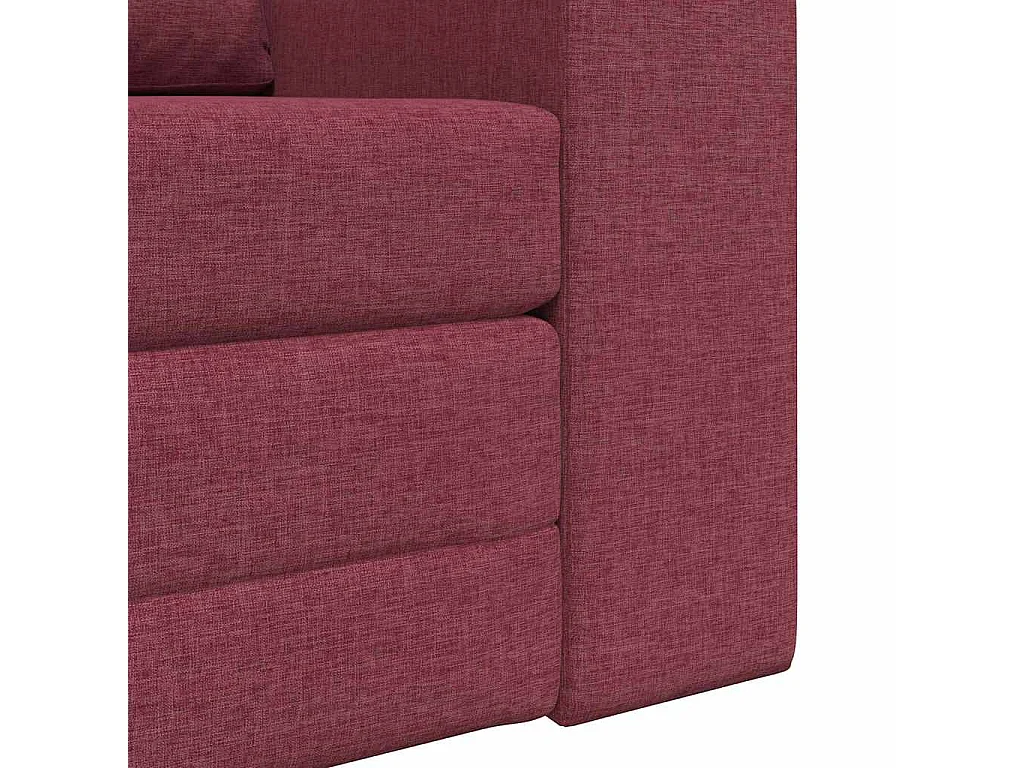 Canapé-Lit Rouge bordeaux 98 x 71 x 83 cm tissu