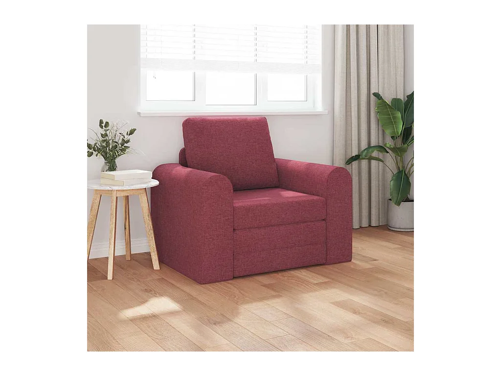 Canapé-Lit Rouge bordeaux 98 x 71 x 83 cm tissu