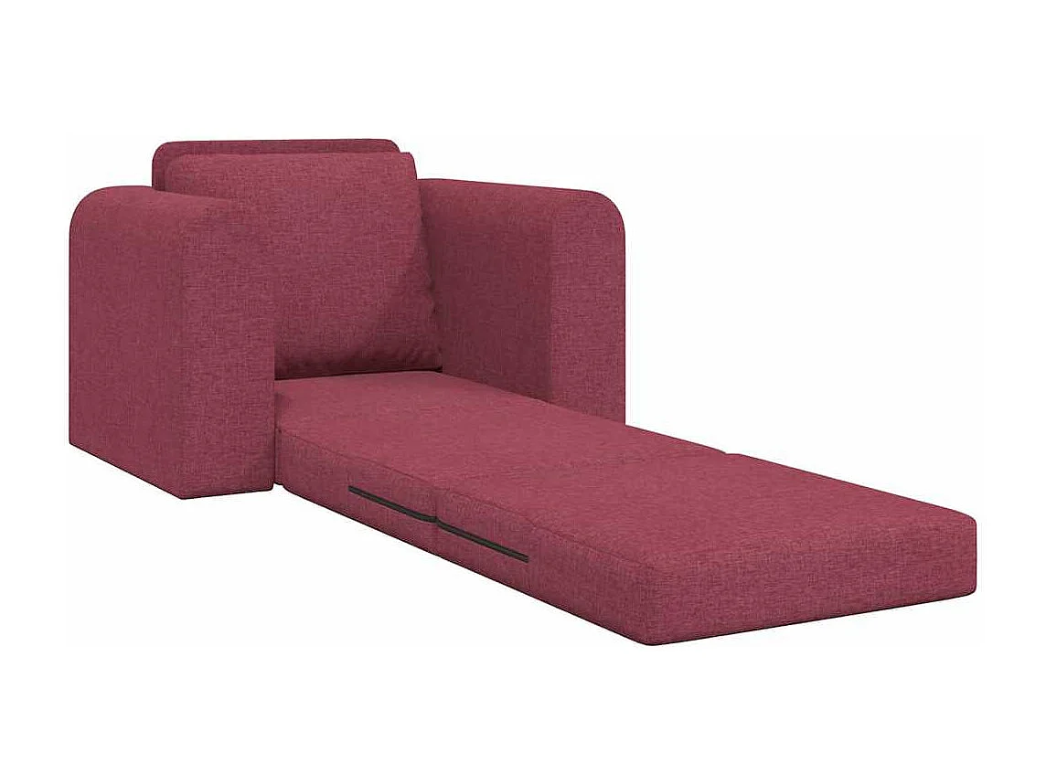 Sofá cama Rojo vino 98 x 71 x 83 cm Terciopelo