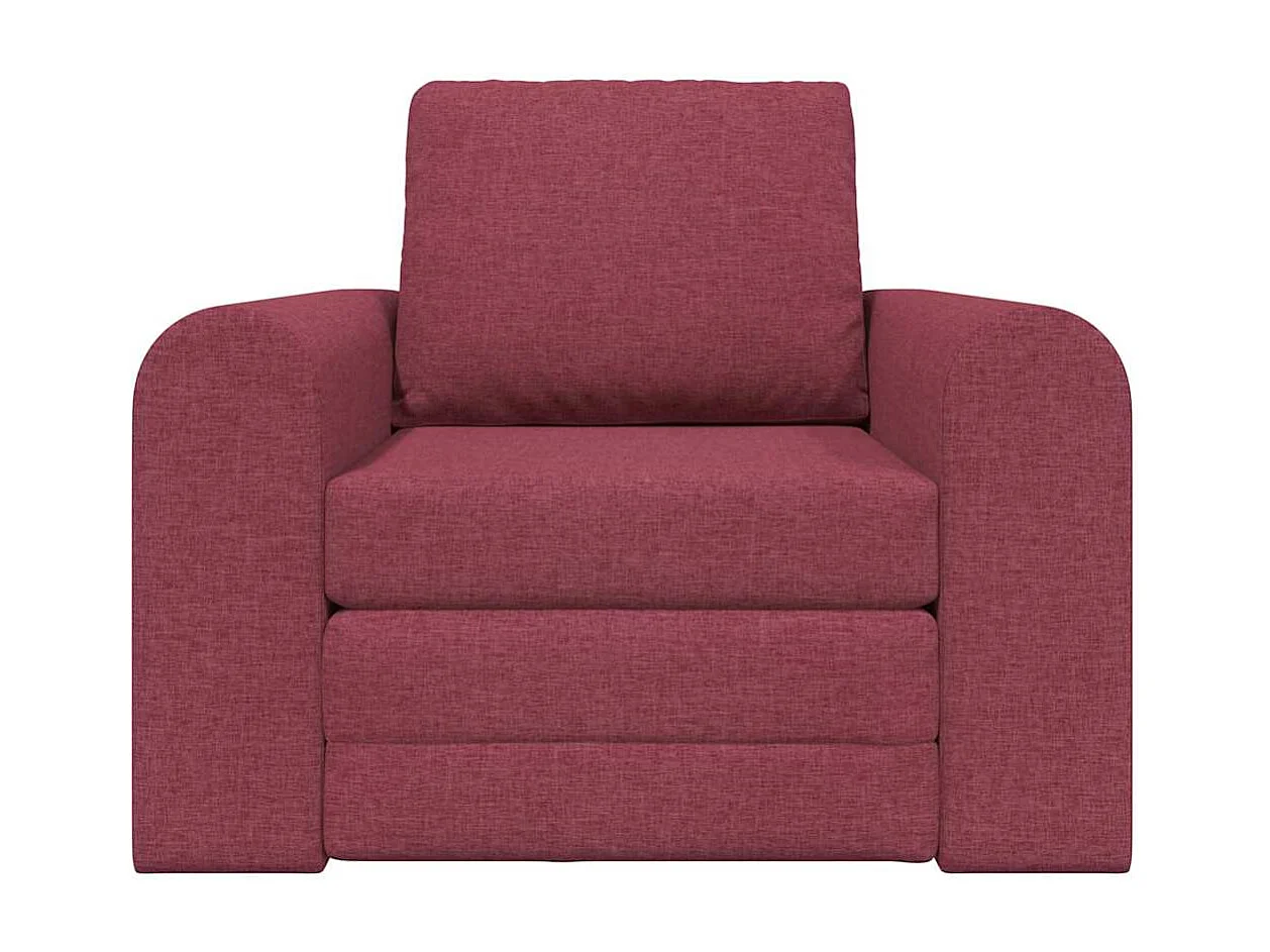 Sofá cama Rojo vino 98 x 71 x 83 cm Terciopelo