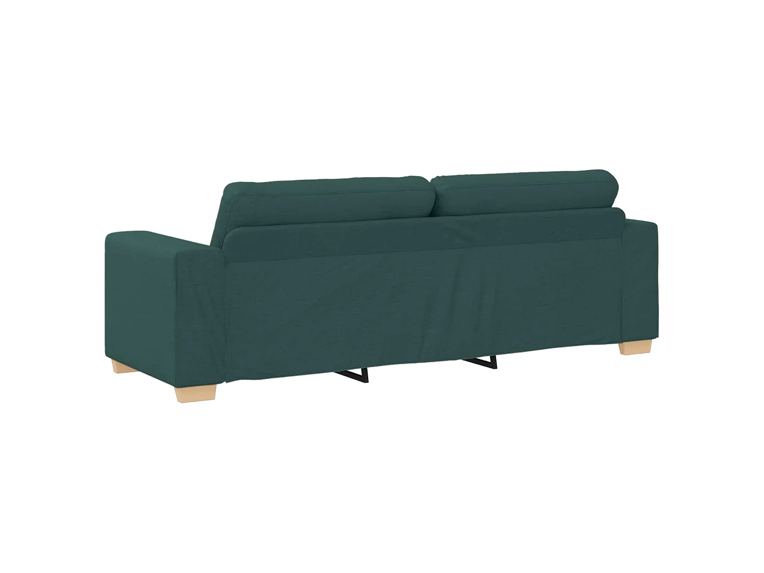 Canapé 2 pcs Vert 221 x 80 x 80 cm Tissu
