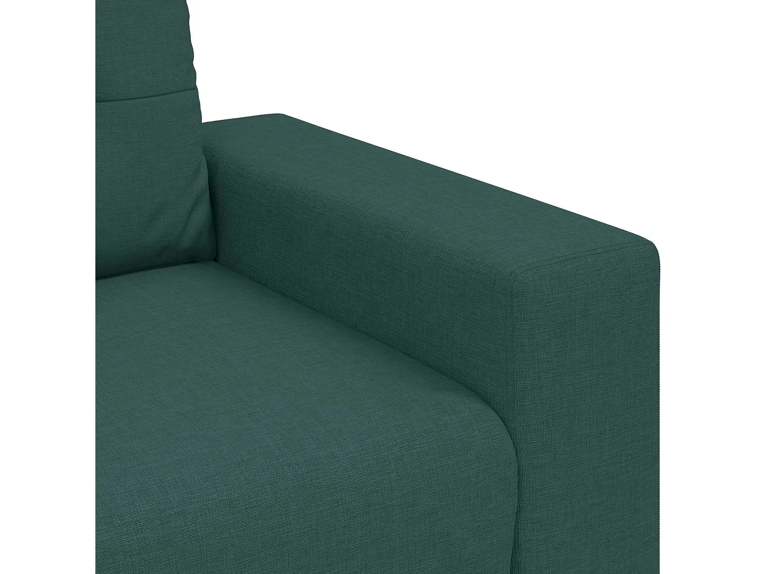 Canapé 2 pcs Vert 221 x 80 x 80 cm Tissu