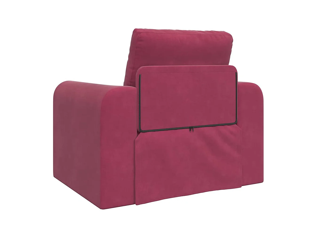 Canapé-Lit Rouge bordeaux 98 x 71 x 83 cm Velours