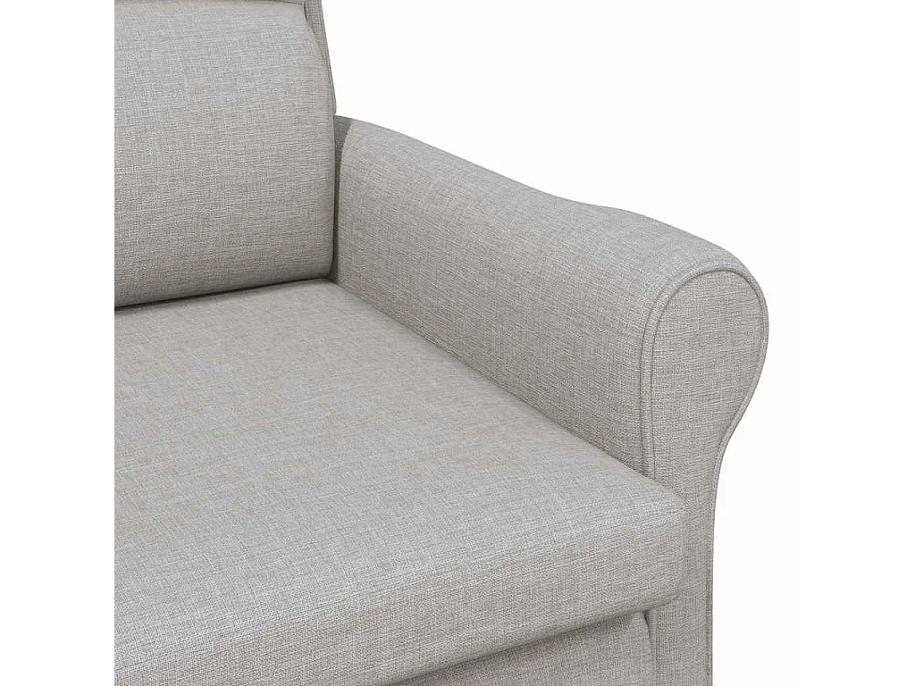 fauteuil Gris nuage 76 x 94 x 102 cm tissu