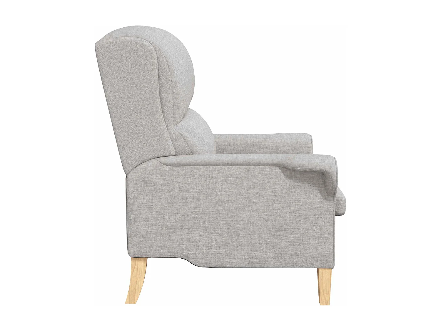 fauteuil Gris nuage 76 x 94 x 102 cm Tissu Sharpa