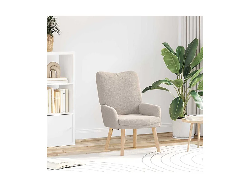 Fauteuil relaxant Gris clair 63 x 67 x 94 cm tissu