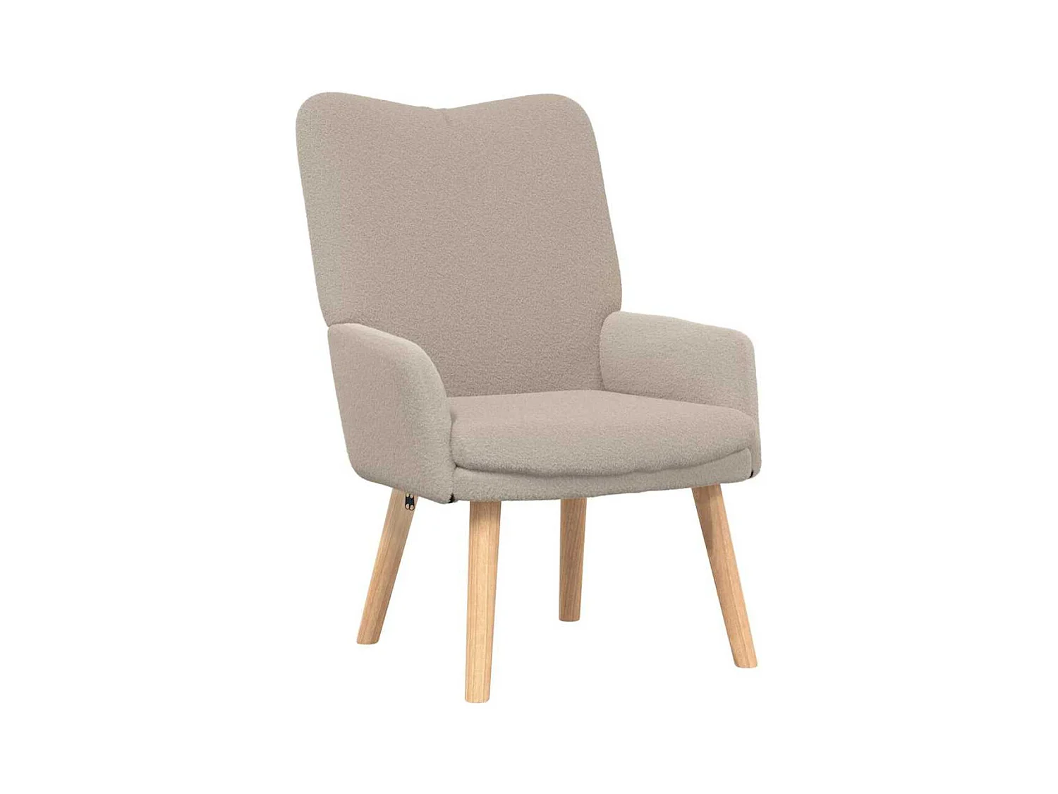 Fauteuil relaxant Gris clair 63 x 67 x 94 cm tissu