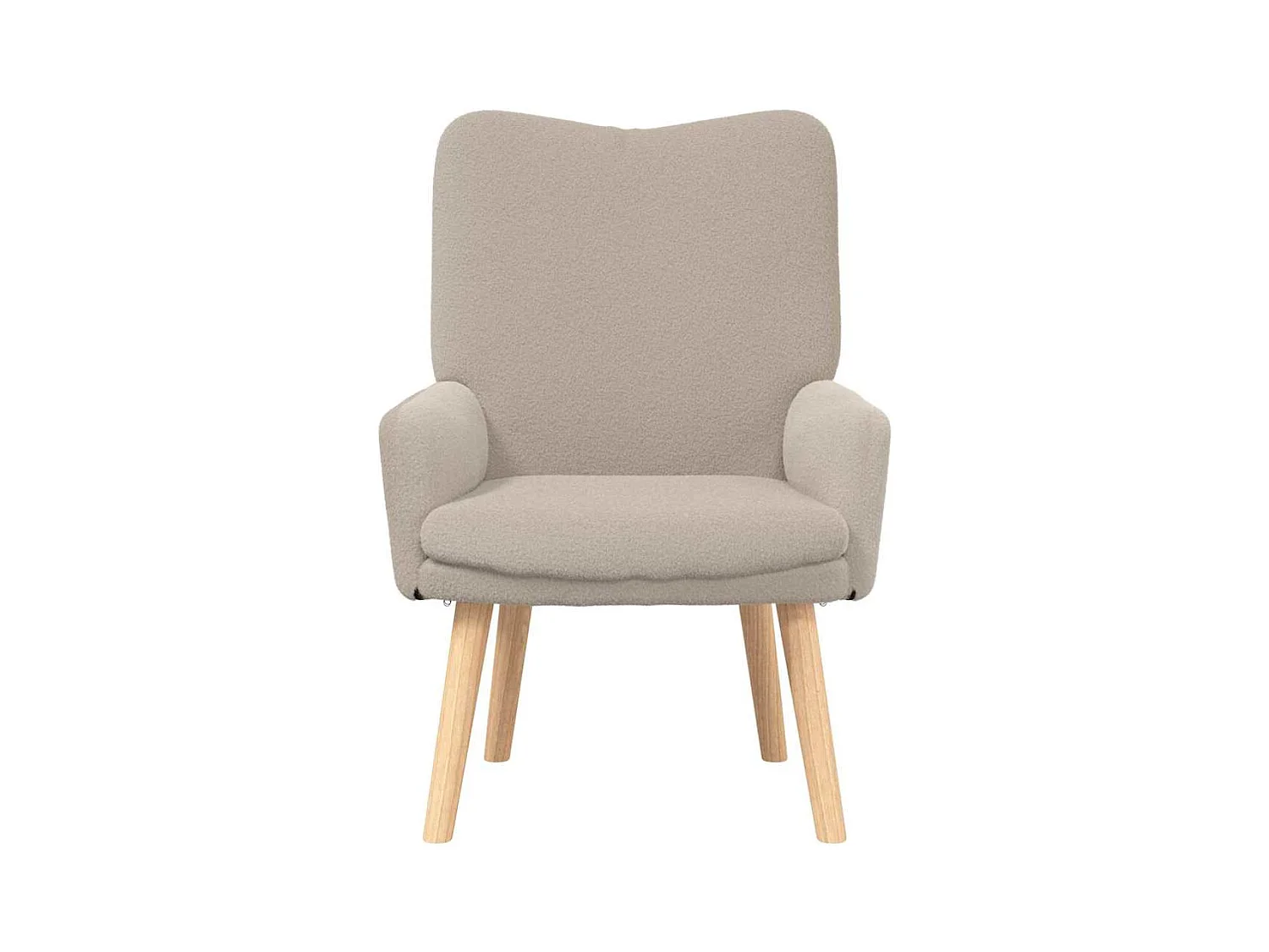 Fauteuil relaxant Gris clair 63 x 67 x 94 cm tissu