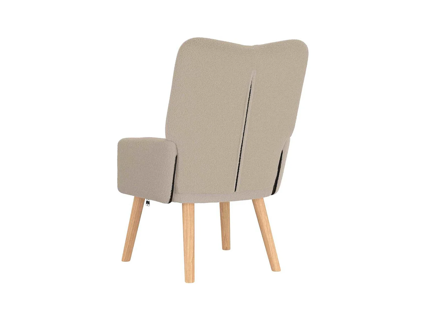 Fauteuil relaxant Gris clair 63 x 67 x 94 cm tissu