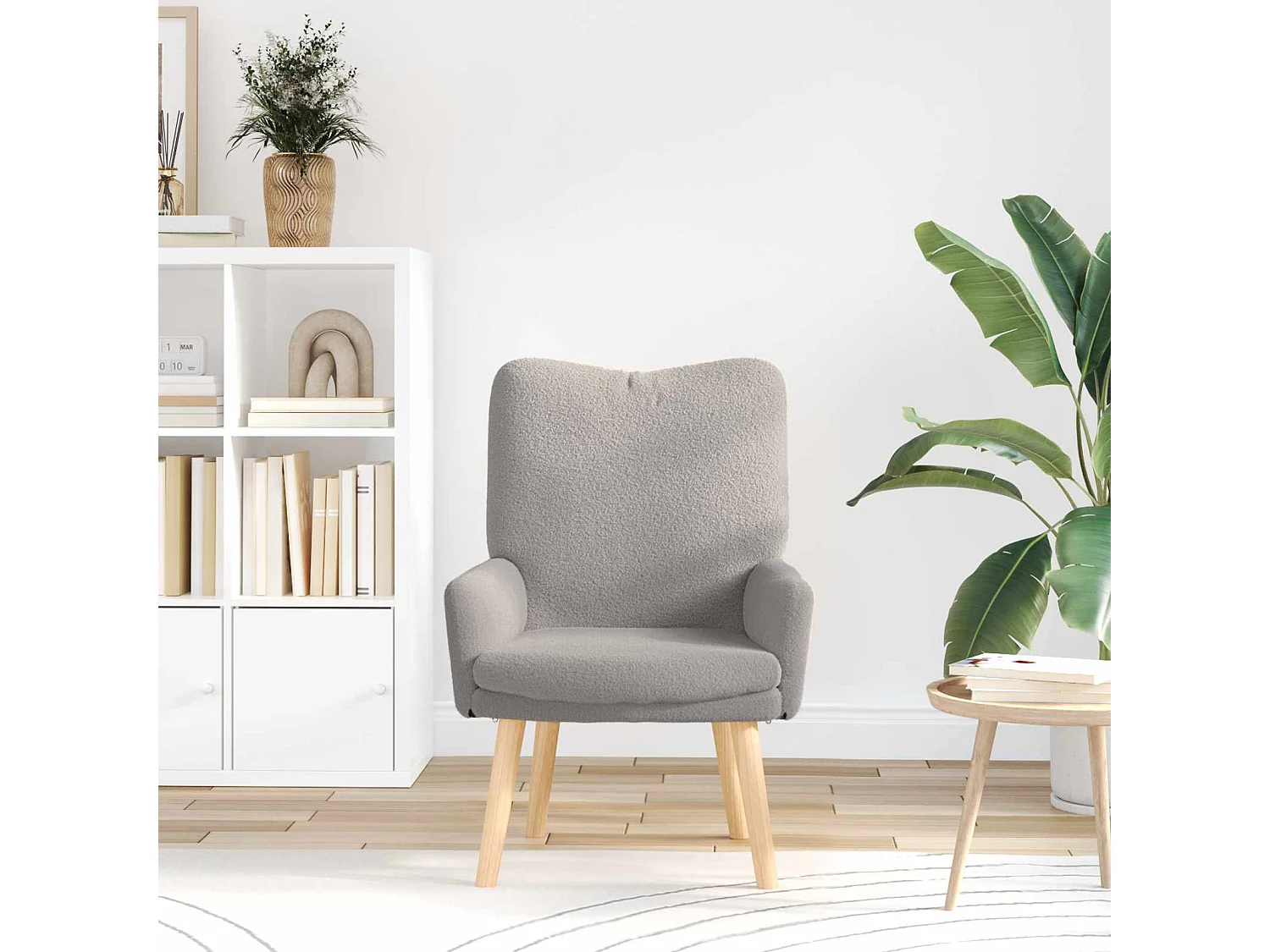 poltrona Cinzento-claro 63 x 67 x 94 cm