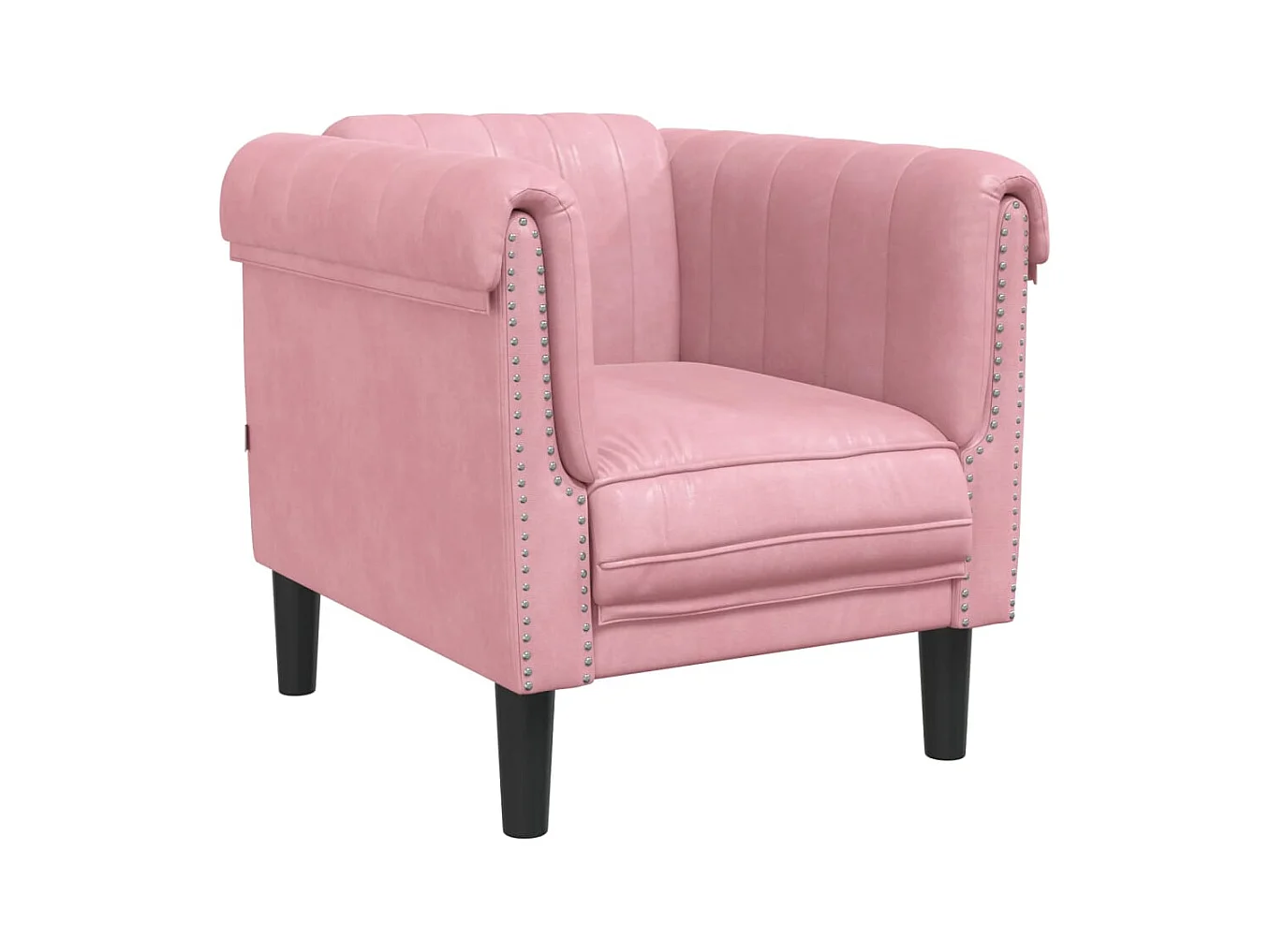 Ensemble de canapés 3 pcs rose velours