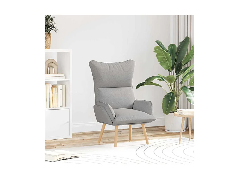 Fauteuil relaxant Gris nuage 69 x 74 x 93 cm tissu