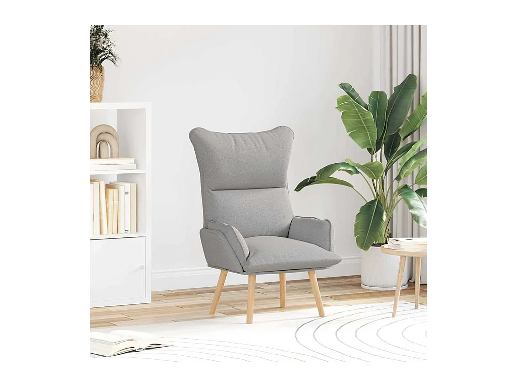Fauteuil relaxant Gris nuage 69 x 74 x 93 cm tissu