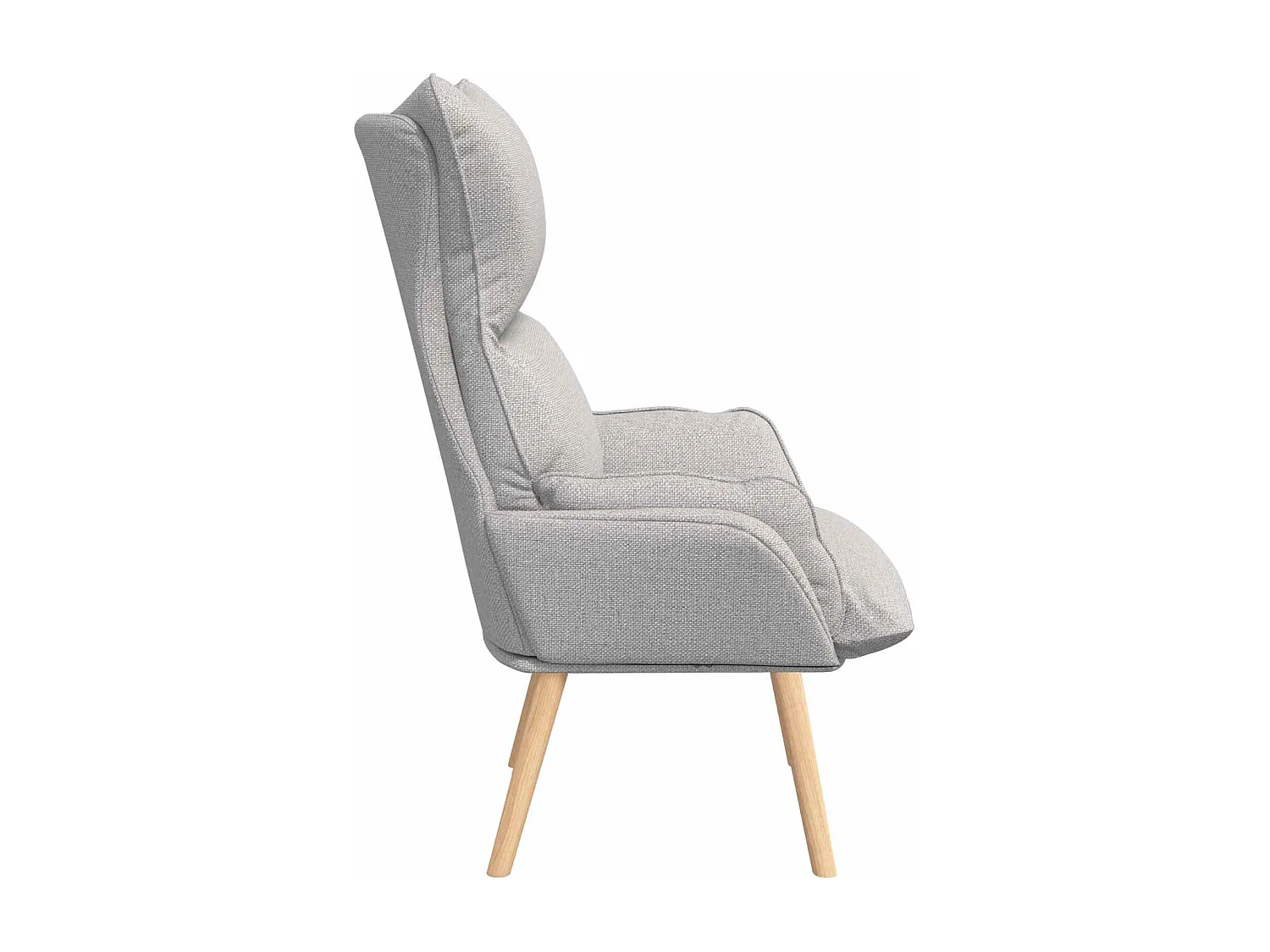 Fauteuil Wolkengrijs 69 x 74 x 93 cm Stof