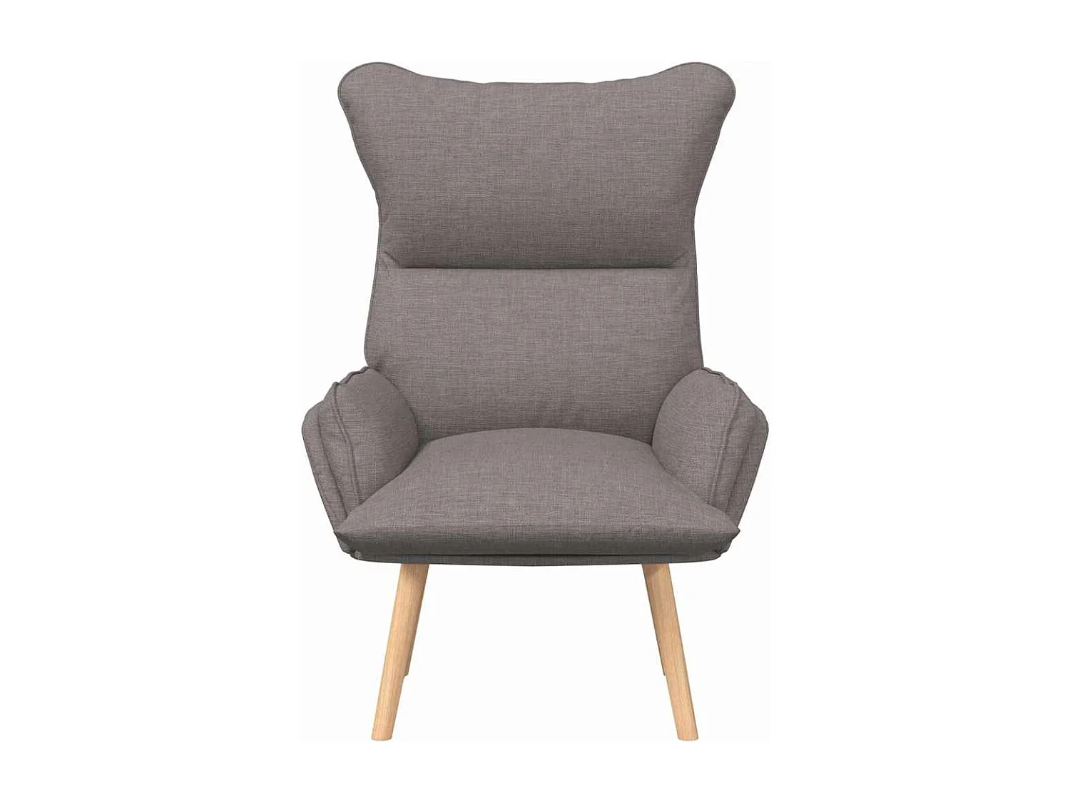 Fauteuil relaxant Taupe 69 x 74 x 93 cm tissu