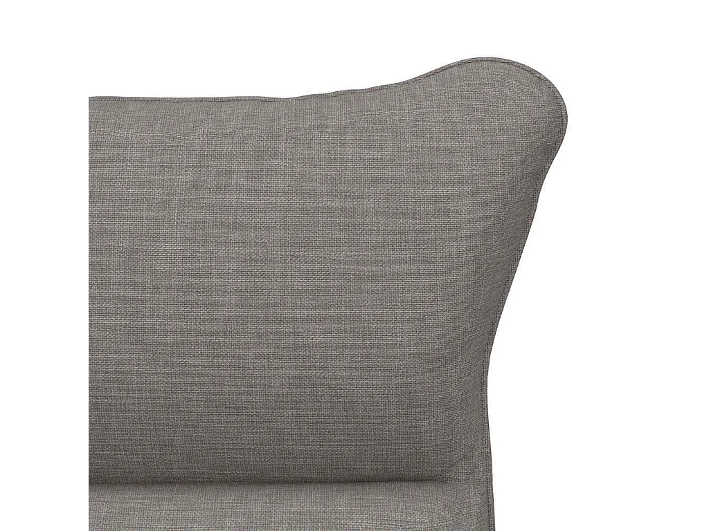 fauteuil Taupe 69 x 74 x 93 cm Tissu et Contreplaqué