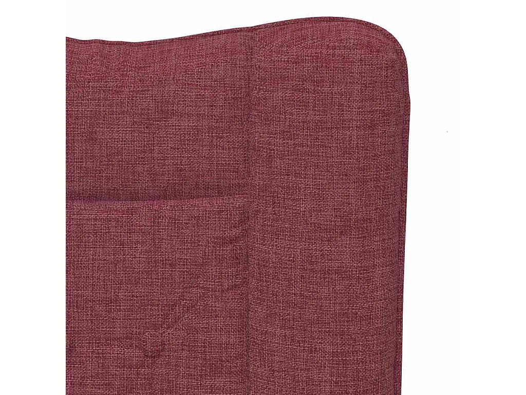 Fauteuil relaxant Rouge bordeaux 63 x 67 x 94 cm tissu
